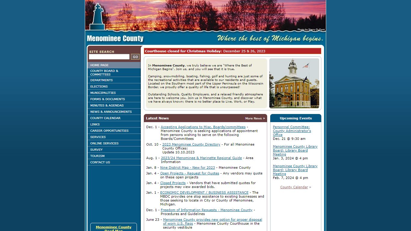 Menominee County » Departments » Sheriff's Office » Offender ...